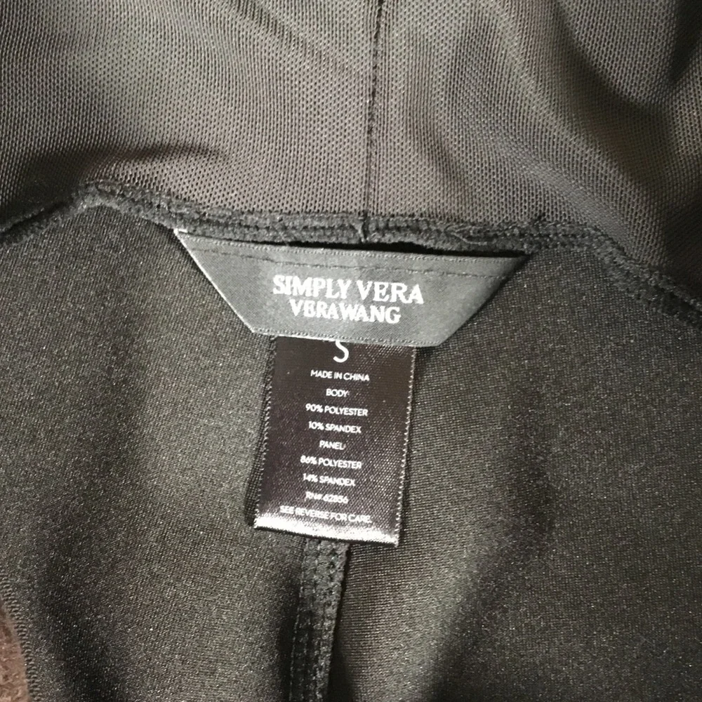 Simply Vera Wang pull on pants / leggings size small - Picture 3 of 6